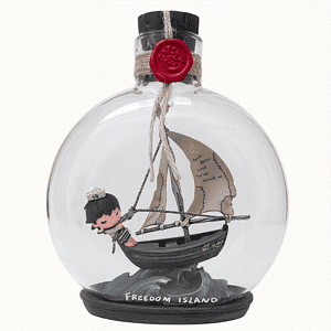 Hirono Freedom Island Drift Bottle Ornament