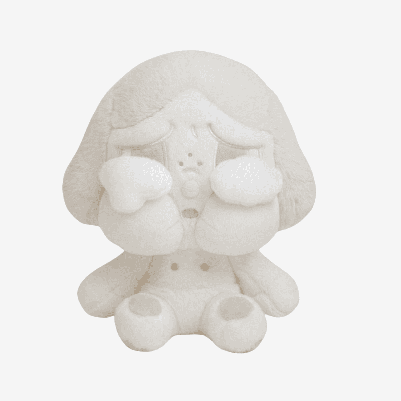 Crybaby My Mini Fluffy Tear White - Image 1