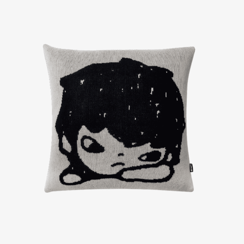 Hirono Living Wild Knitted Throw Pillow Hirono Living Wild Knitted Throw Pillow