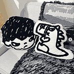 Hirono Pillow & Dinosaur Pillow Set - Image 2