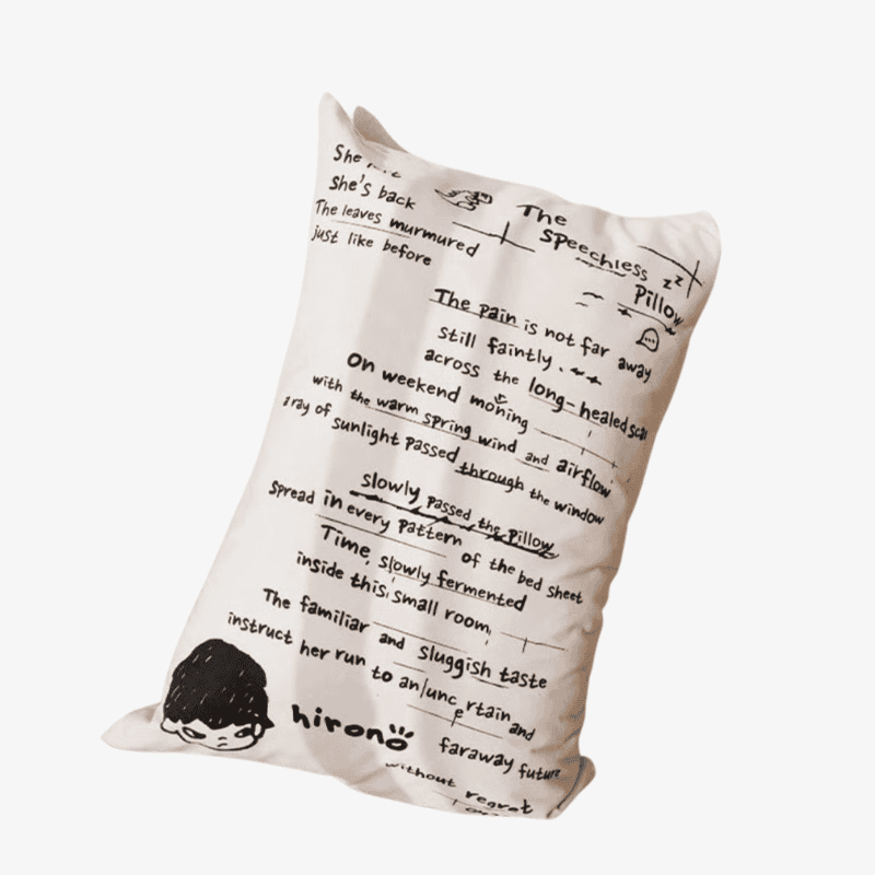 Hirono Living Wild Speechless Pillow