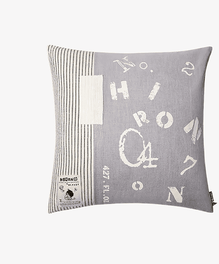 Hirono Living Wild Shelter – Embroidered Patch Pillow