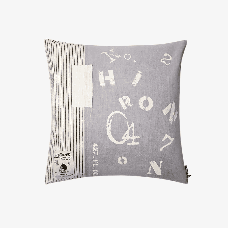 Hirono Living Wild Shelter – Embroidered Patch Pillow