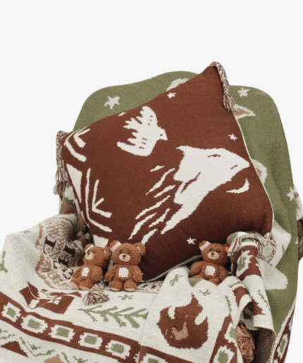 Hirono Living Wild Snow Trail Throw Pillow