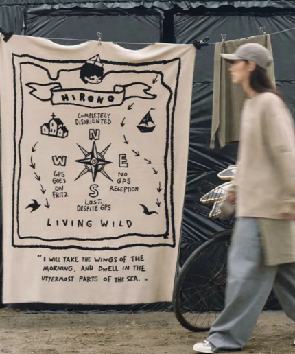 WANDERING HIGHWAY HIRONO LIVING WILD TREK BLANKET