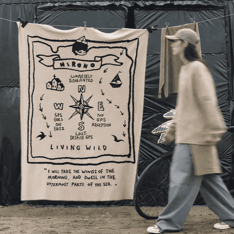 WANDERING HIGHWAY HIRONO LIVING WILD TREK BLANKET