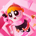 Mega Space Molly 400% Powerpuff Girl Blossom - Image 2
